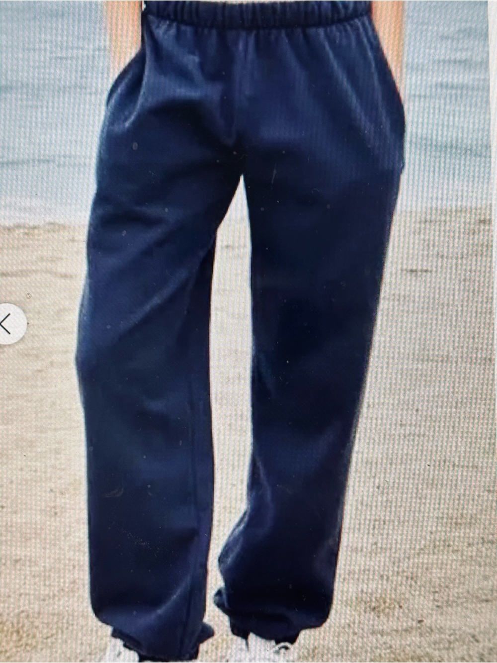 Brandy Melville Navy Sweatpants-EUC